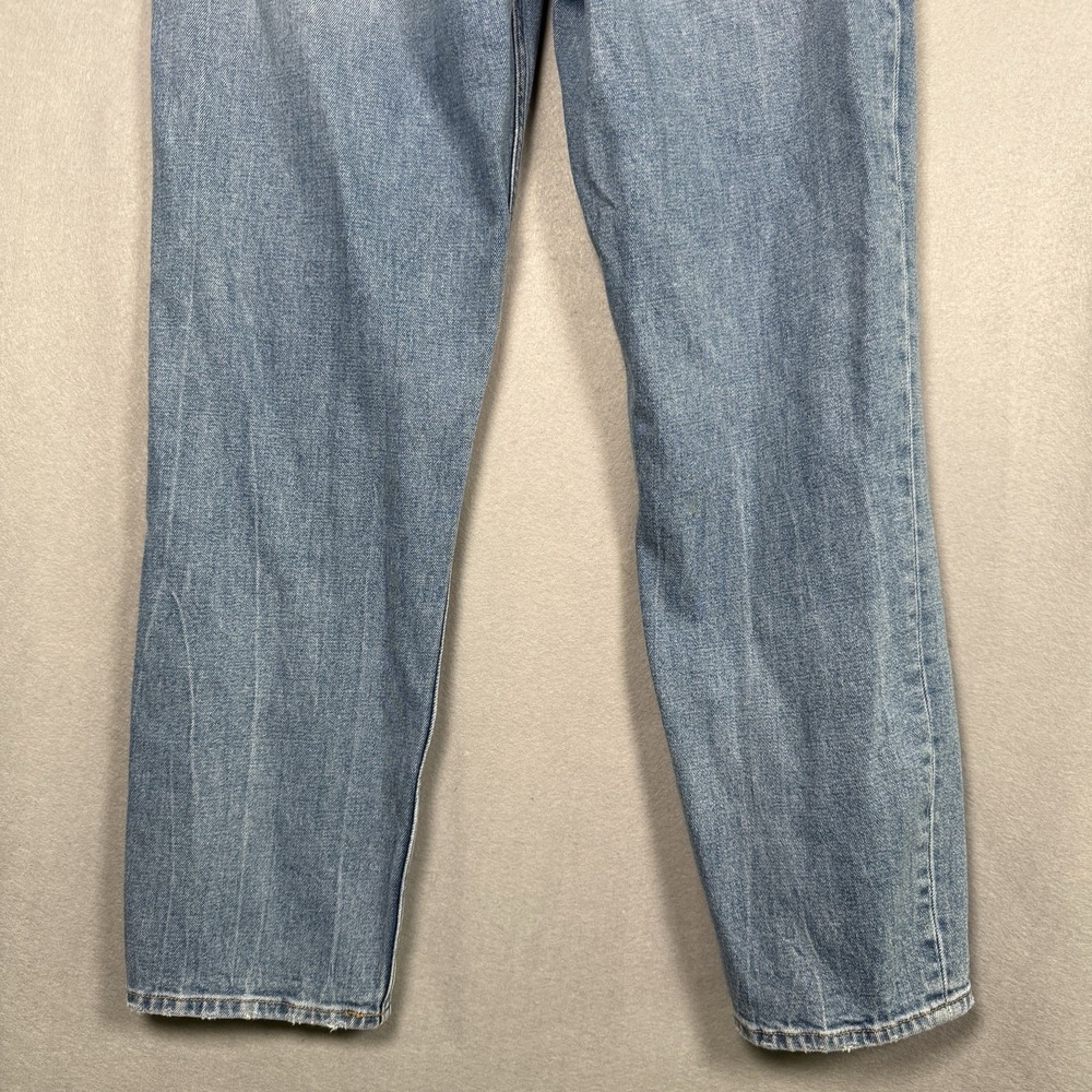 Abercrombie & Fitch The Mom High Rise Jeans Straight Leg Light Wash - Picture 14 of 16